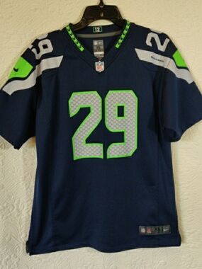Nike NFL Seattle Seahawks #29 Earl Thomas III Home Jersey Size XL 12th Man